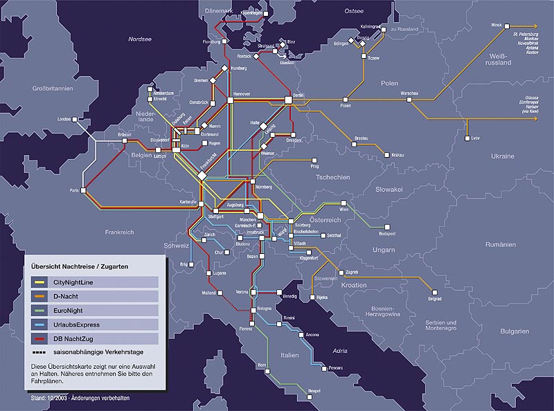 Europakarte Bahn My blog