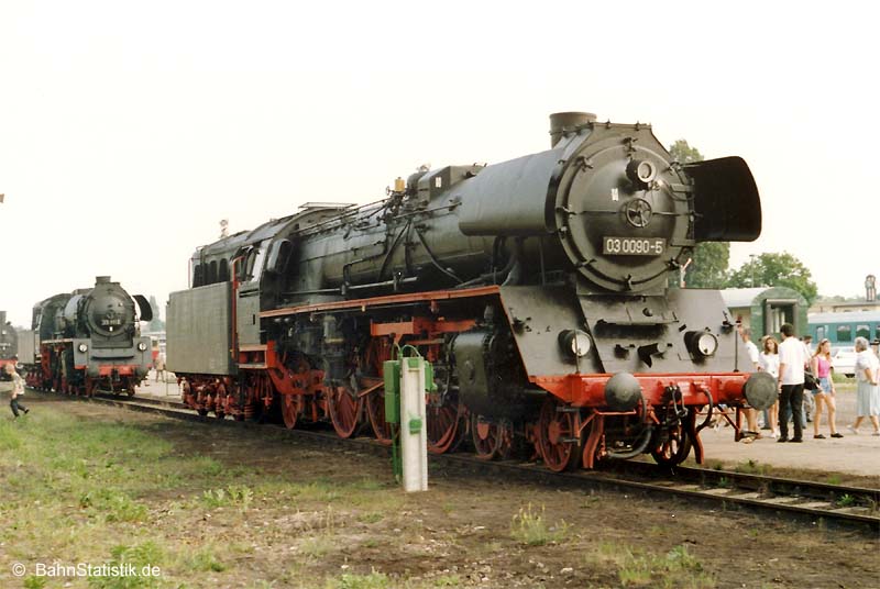 03 0090-5 zum 1000 Jahr Stadtjubiläum von 19.06.-04.07.93 im Gbf Potsdam