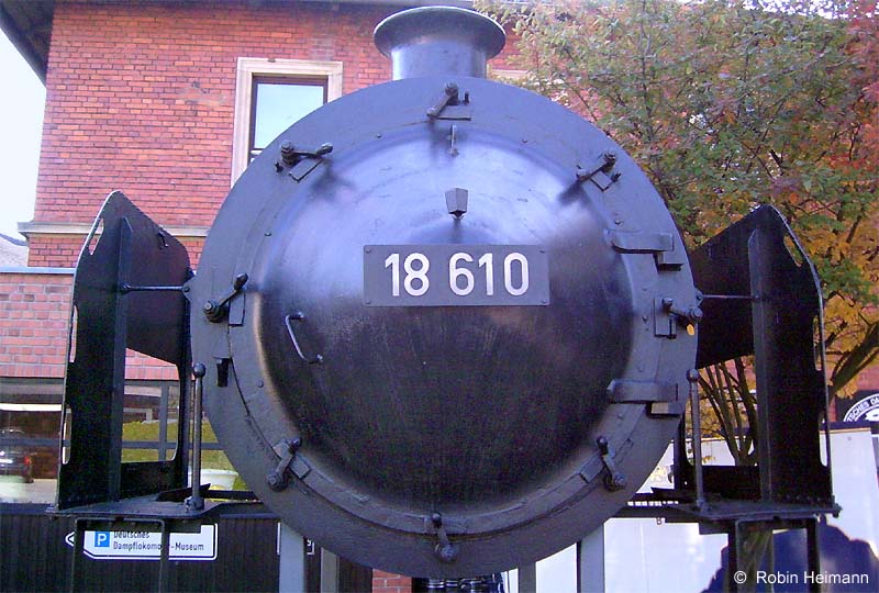 Legendäre Frontansicht der 18 610 in Neuenmarkt-Wirsberg